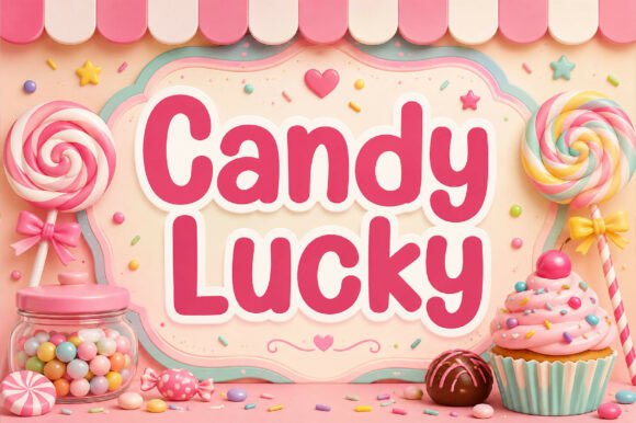 Candy Lucky: A Sweetened Display Font for Playful Branding
