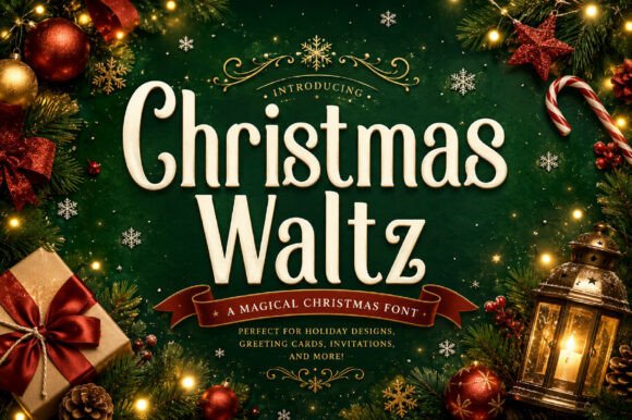 Christmas Waltz: A Display Font That Brings Warmth to Your Brand