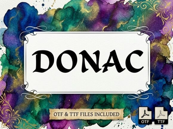 Donac: A Display Font That Makes Your Headlines Instantly Legible and Memorable