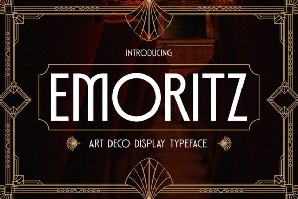 Emoritz: A Luxurious Display Font for Bold Digital Branding
