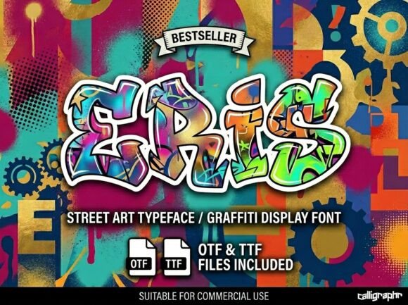 Eris: A Vibrant Graffiti Font for Standout Branding
