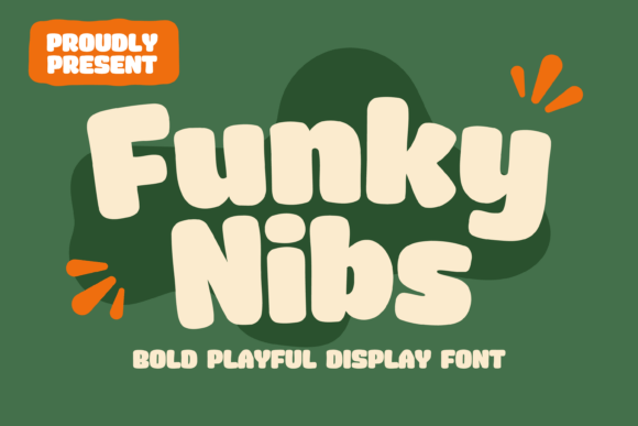 Funky Nibs: A Playful Display Font That Pops on the Web