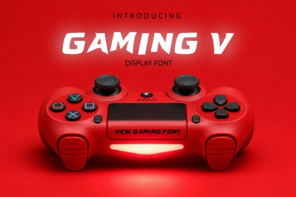 Gaming V Font Review: A Bold Display Typeface for Esports Branding