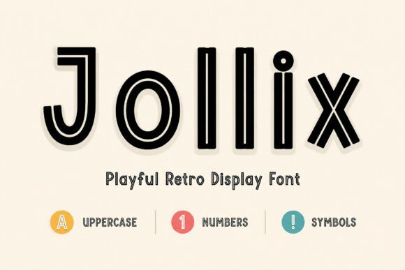 Jollix: A Bold Display Font That Makes Campaign Messages Unmissable