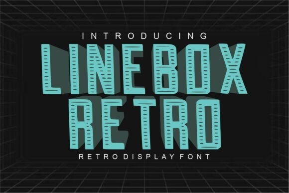 Linebox Retro: A Bold Display Font for Campaign Creatives