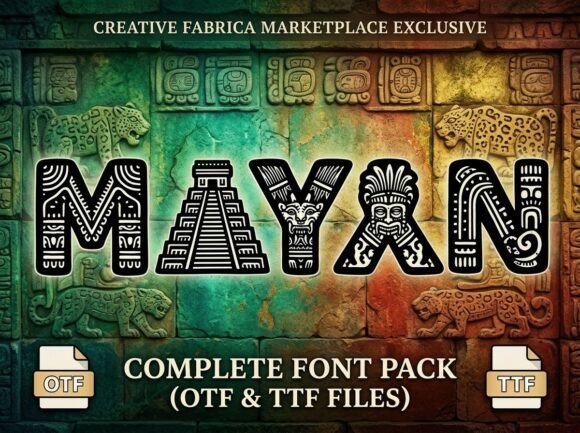 Mayan Display Font: Captivate Audiences Instantly