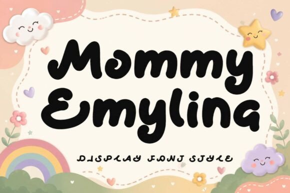 Mommy Emylina: A Playful Display Font That Builds Brand Warmth