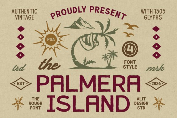 Palmera Island Typeface: Warmth for Your Brand Story