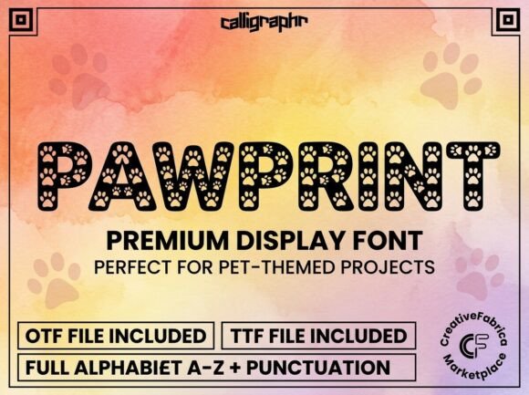 Pawprint Font: Friendly Branding for Small Business