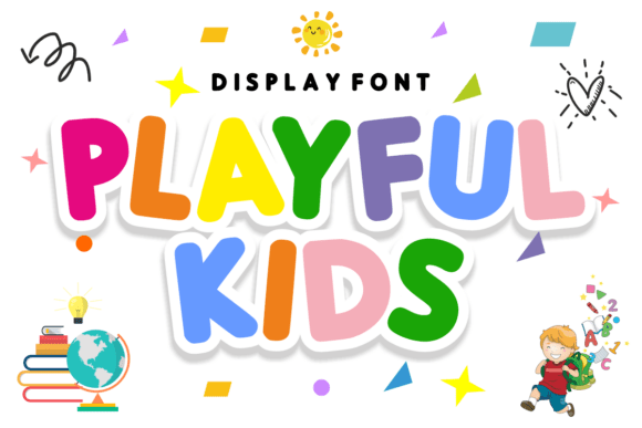 Playful Kids: A Bubbly Display Font for Small Biz Brands