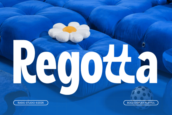 Regotta: A Playful Display Font for Bold Web Headlines