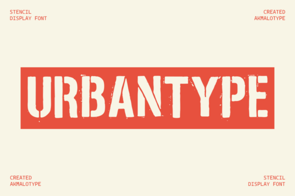 Urbantype: A Bold Display Typeface for Digital Branding