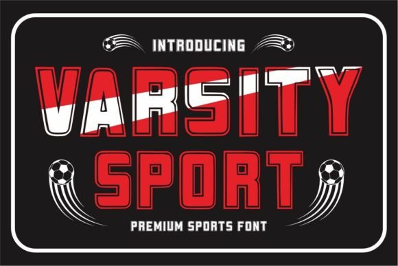 Varsity Sport: A Bold Display Font for Digital Brand Impact